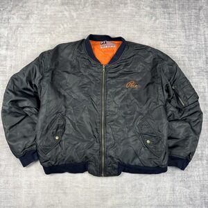 Paco Jeans Co  Jacket Men Large Blue Vintage Y2K Bomber Flight Reversible